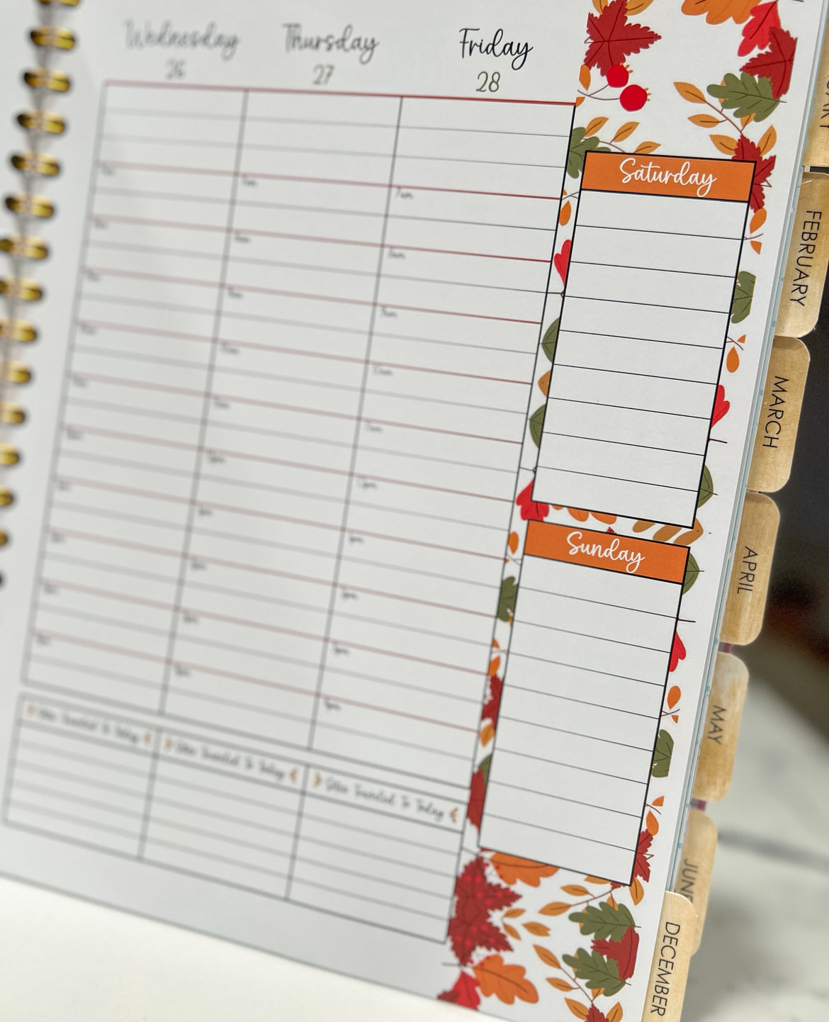 2025-2026 Hourly Teacher Planner