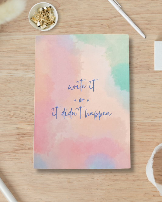 Lined Notepad Pastel