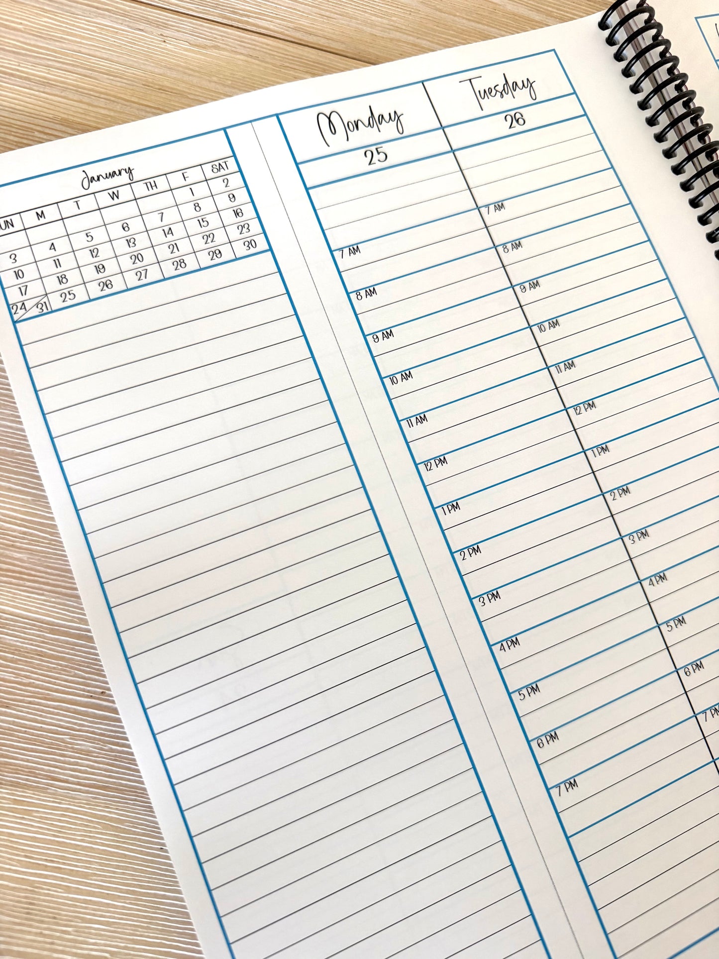 26-27 Flowered Planner