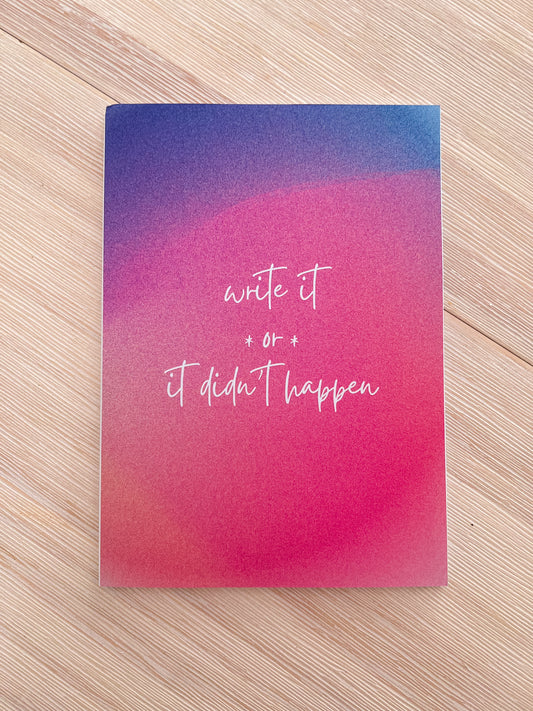 Lined Notepad Pastel Bright